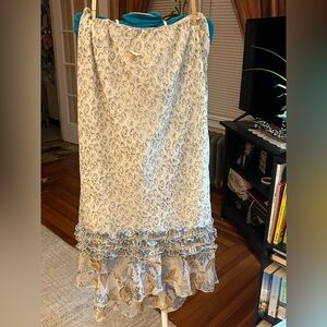 J.Gee Floral Midi Twirl Skirt